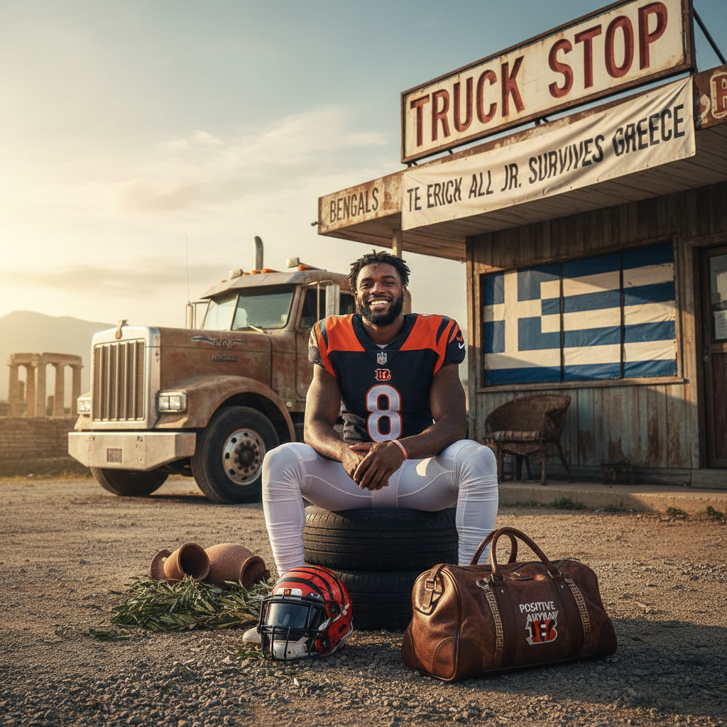 Truck Stop: Bengals TE Erick All Jr. Survives Greece, Stays Positive Anyway